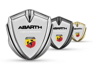 Fiat Abarth Emblem Silikon Abzeichen Sportliches Design Hochwertig